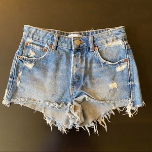 Zara denim shorts